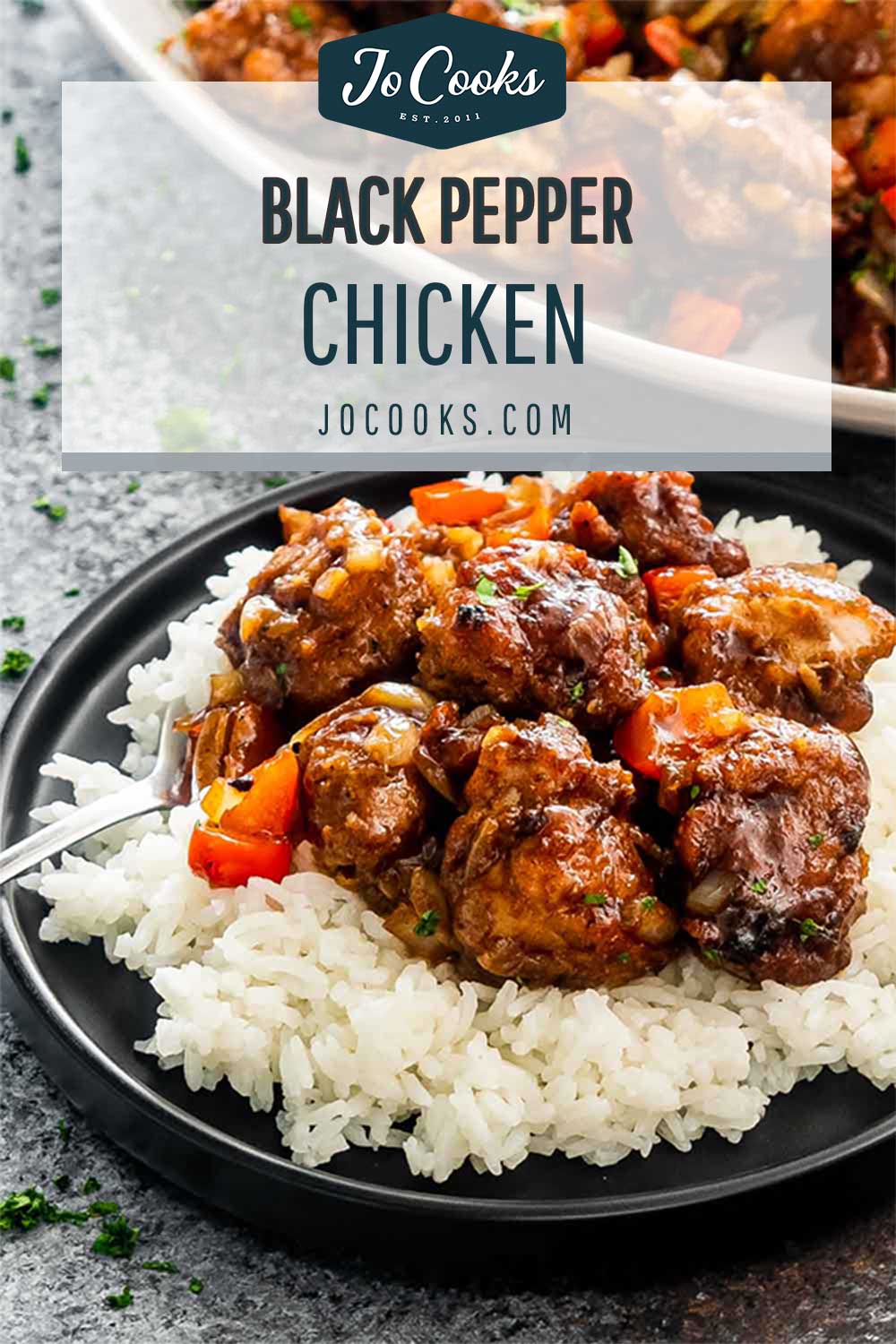 pin for black pepper chicken.