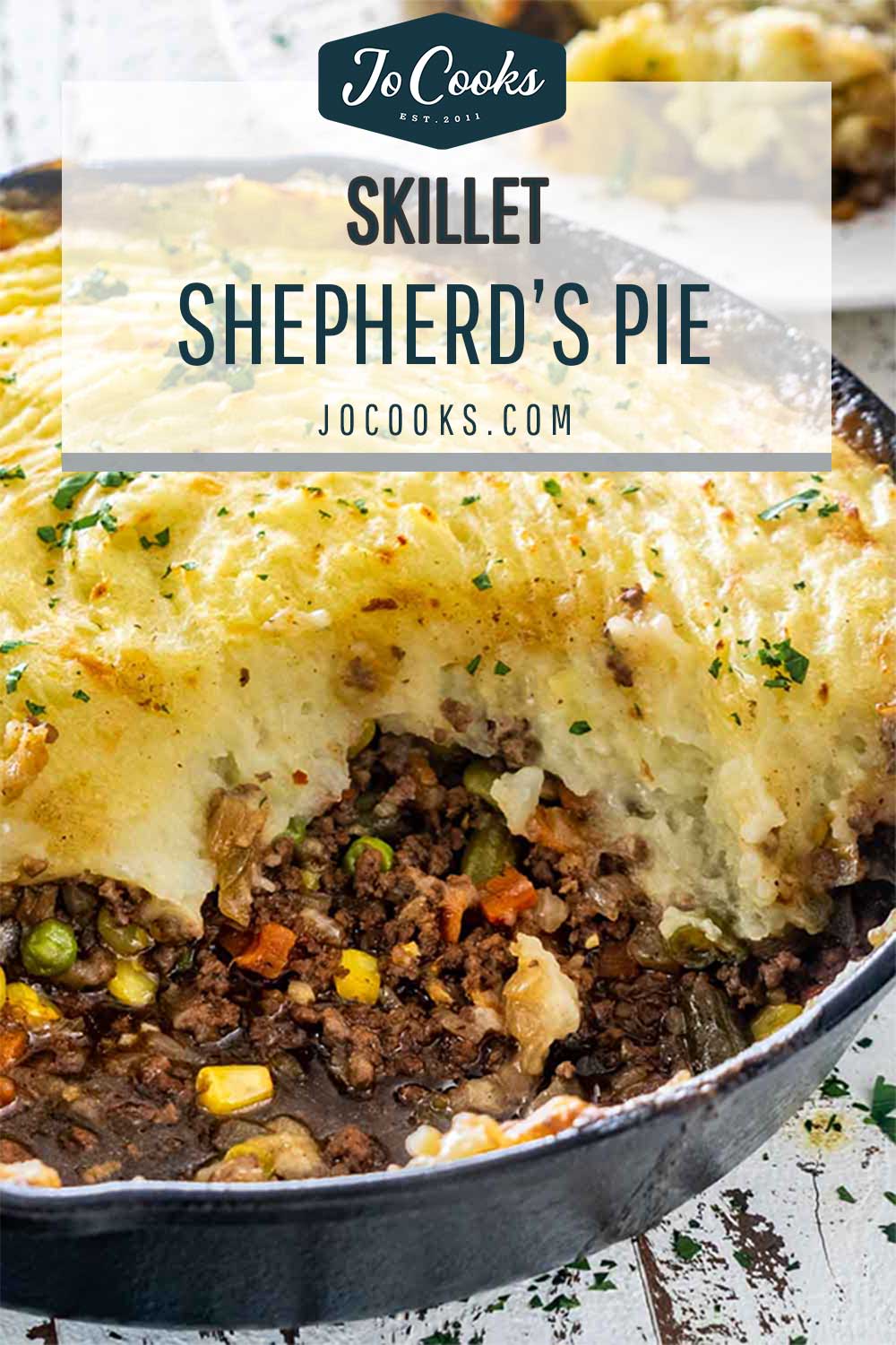 pin for skillet shepherd's pie.
